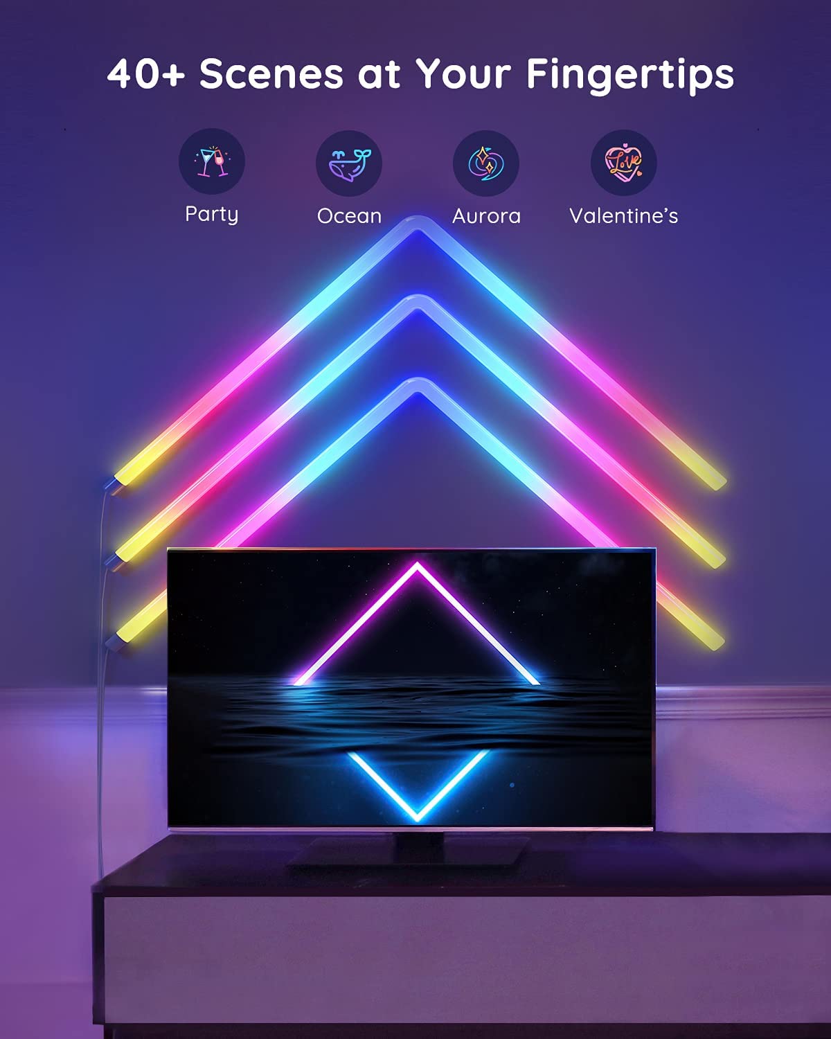 Govee Glide RGBIC LED Wall Lights (1)