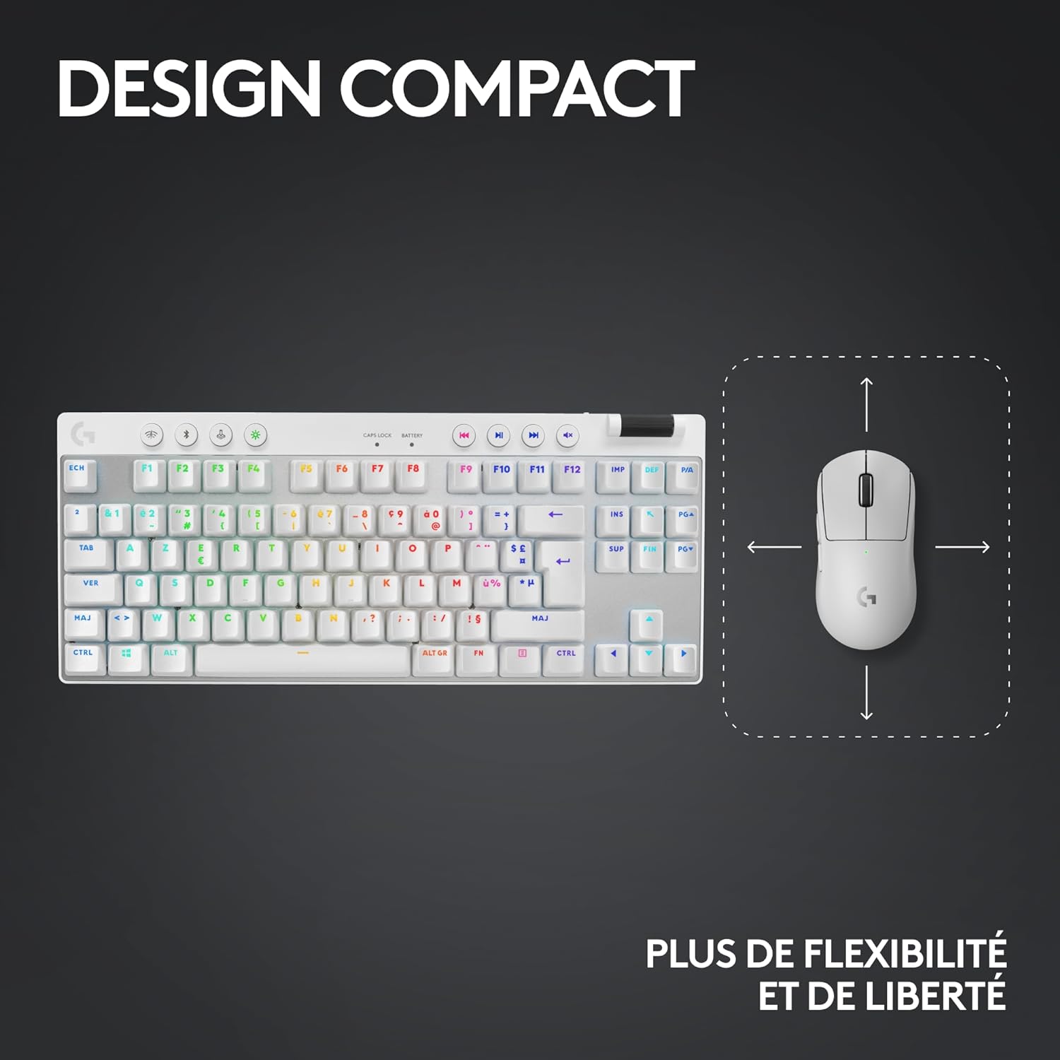 71P2kIAMgIL._AC_SL1500_ لاجیتک مدل Pro X TKL Lightspeed سفید